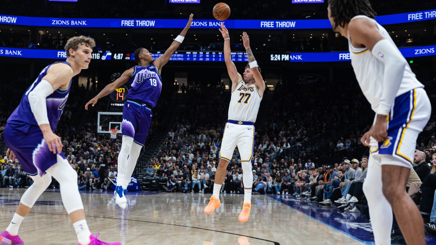 Utah Jazz Los Angeles Lakers Luka Doncic Ace Bailey...