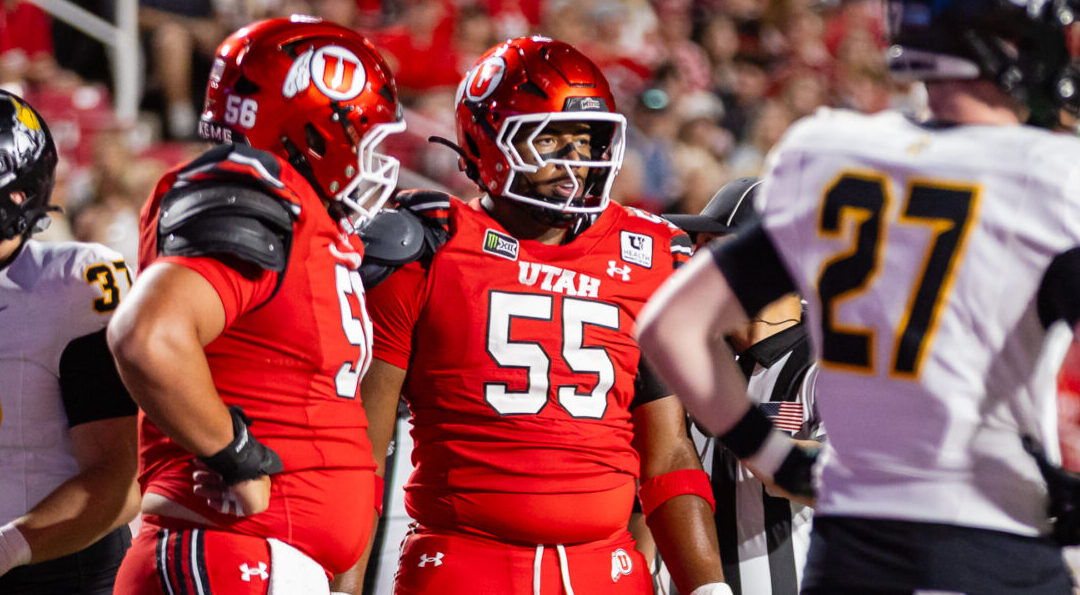 Kelvin Obot gaining confidence as starter on Utah offensive line....