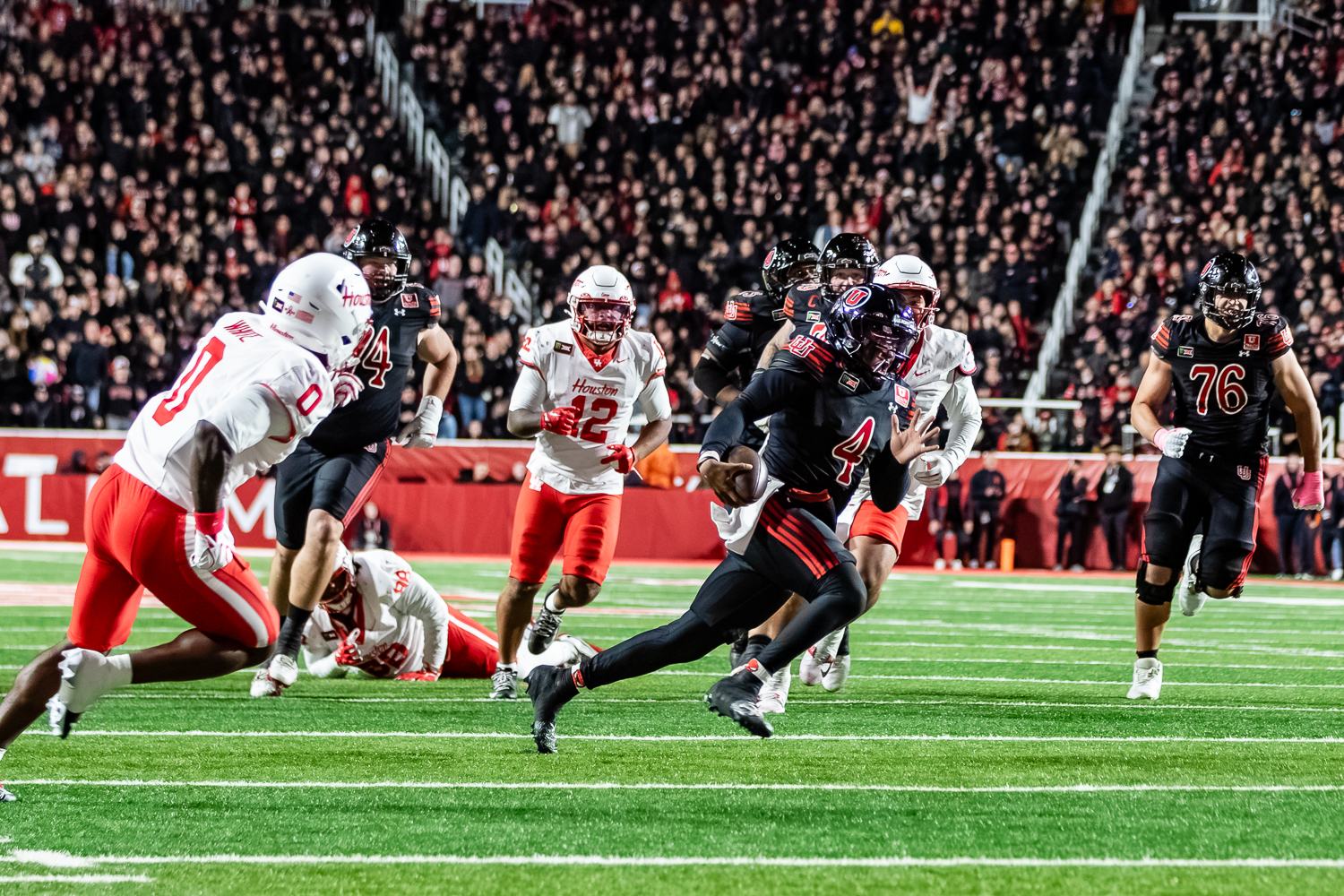 Devon Dampier was great for Utah football tonight....
