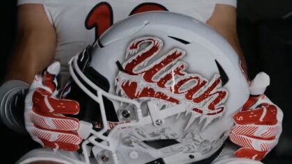 Utah football to debut hand-painted helmet for whiteout against Kansas