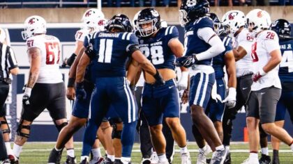 Stingy defense lifts Utah State to first Pac-12 win